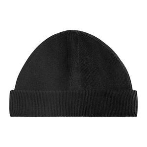 Beechfield Unisex Adult Natural Cotton Beanie / Black